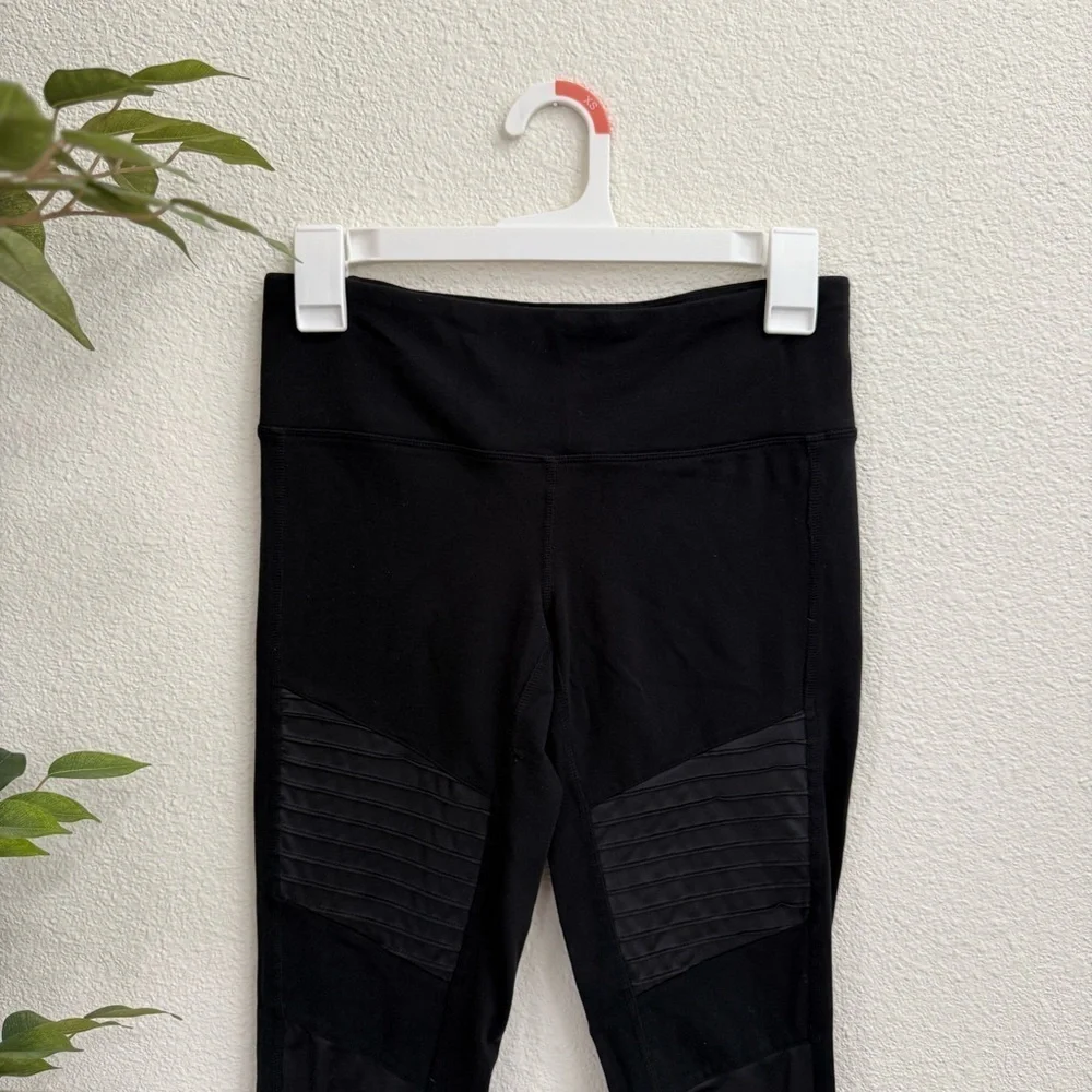 ALO Yoga Black Moto Full Lenght Leggings Women’s Size Small